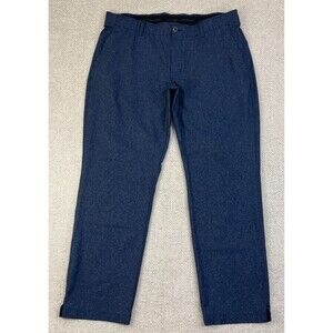 Under Armour Golf Pants Mens 40x32 (Fits 38x31) Blue Stretch Lightweight Wicking